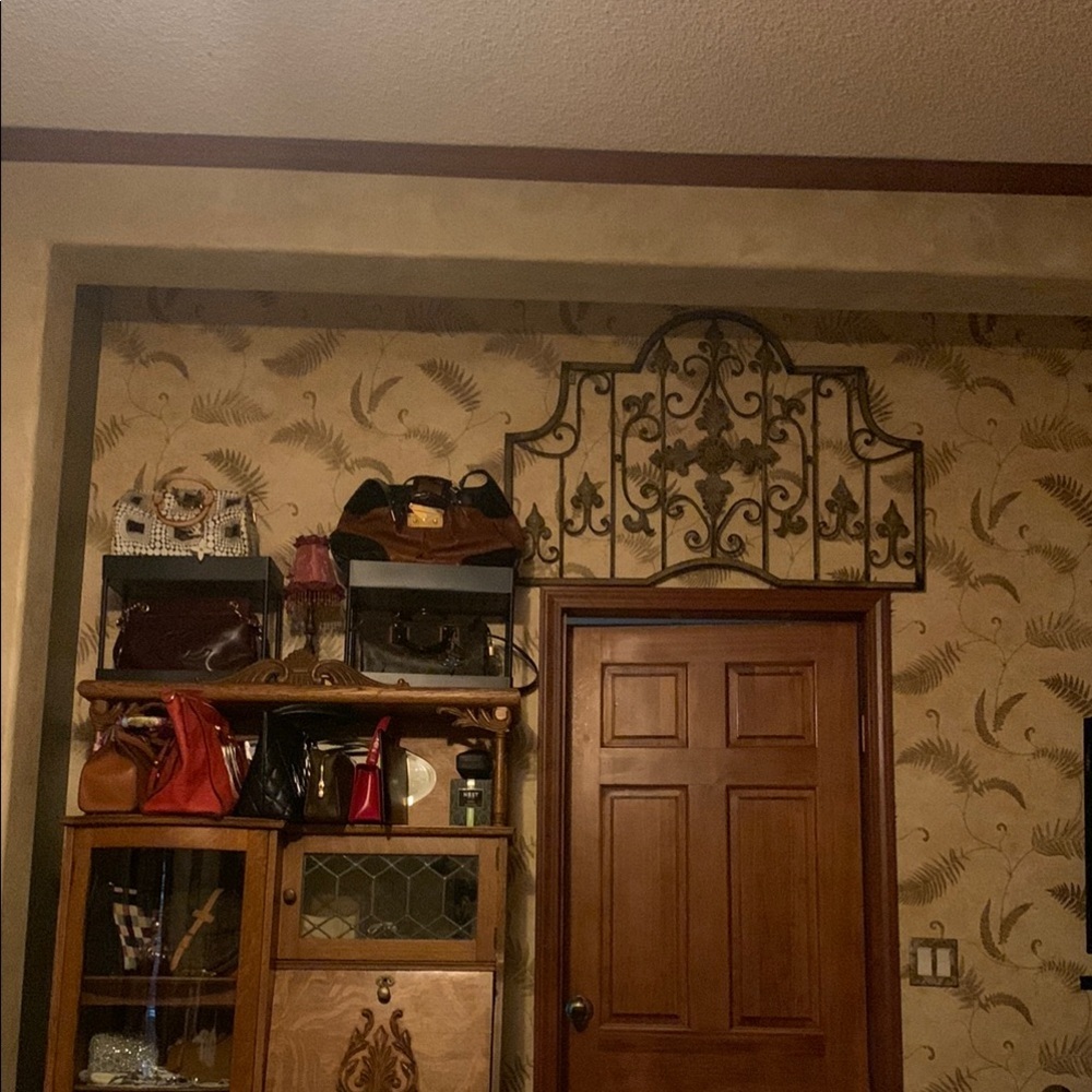 Black Ornate Scrollwork Wall Art Decor